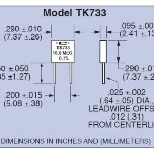 Caddock TK733 Series
