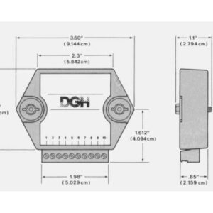 DGH D1600M Modbus Frequency Input Module Series