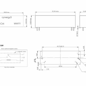 Cynergy3 D1 Form C (changeover) Relay Series