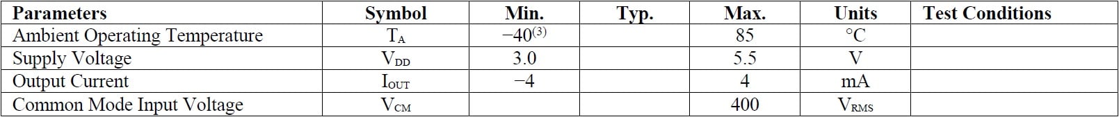 NVE IL613-3E Specifications