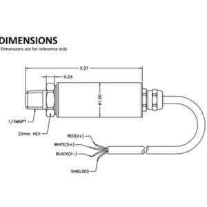 core-sensors-cs-sm-steel-mill-pressure-transducer-dimensional-information