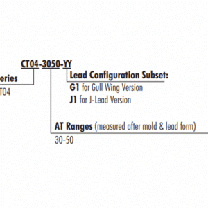 coto-ct04-series-ordering-information