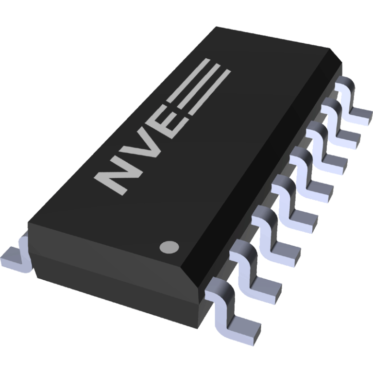 NVE ABT020-03E TMR gear-tooth sensor in a SOIC16 package